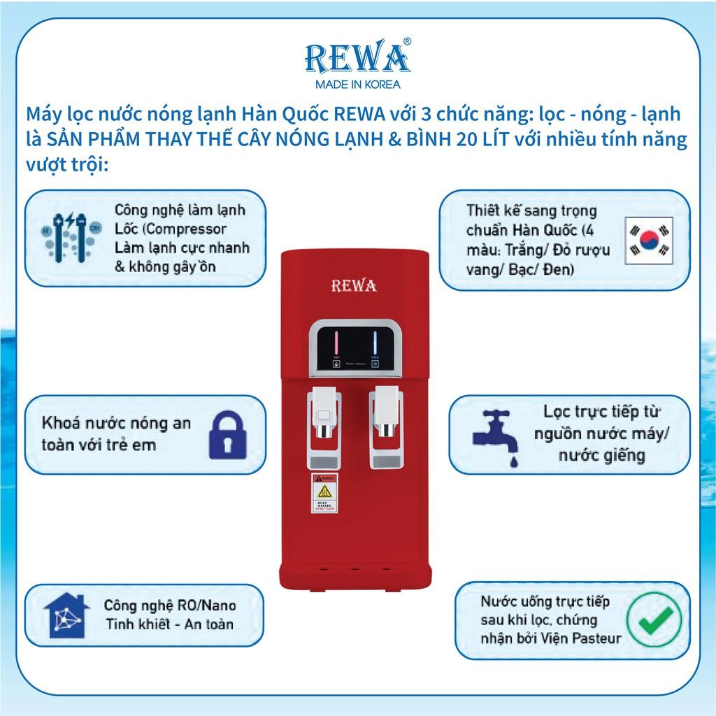 Máy Lọc Nước Nóng Lạnh Hàn Quốc REWA - Thiết kế để bàn - RW-NA-218 - Hàng Chính Hãng
