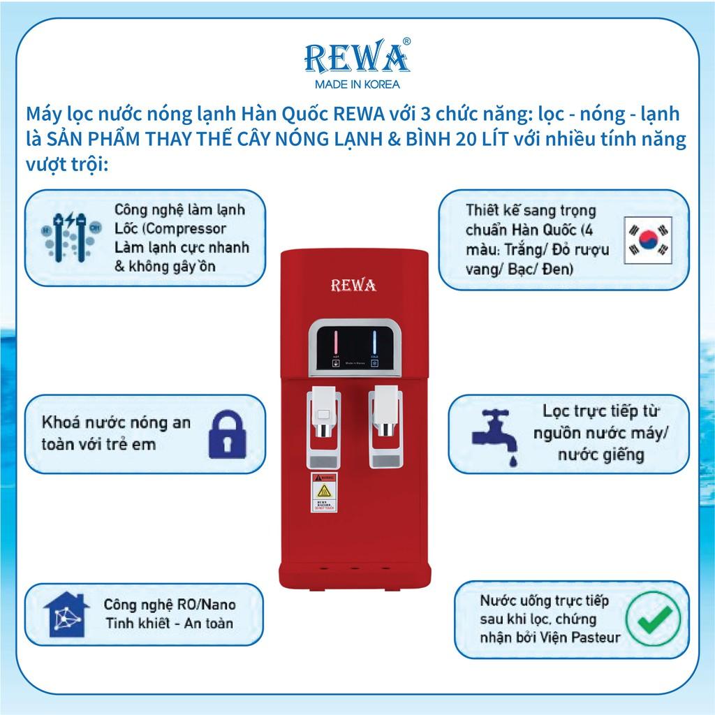 Máy Lọc Nước Nóng Lạnh Hàn Quốc REWA - Thiết kế để bàn - RW-NA-218 (NEW) - Hàng Chính Hãng