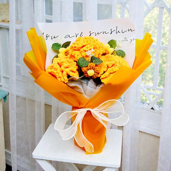 Hoa Len Valentine - MQ00156 - Màu Cam