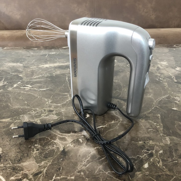 Máy đánh trứng và làm bánh cầm tay cao cấp Shardor HM315S tích hợp 5 tốc độ với công suất 350W - Hàng nhập khẩu