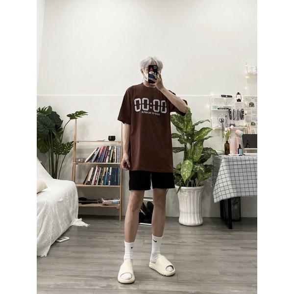Áo thun nam áo thun 00:00 áo thun unisex