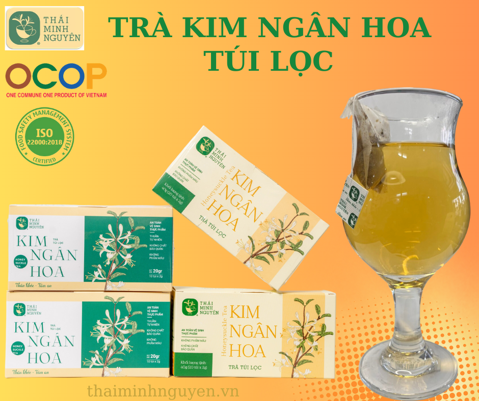 TRÀ KIM NGÂN TÚI LỌC 20G - THÁI MINH NGUYÊN