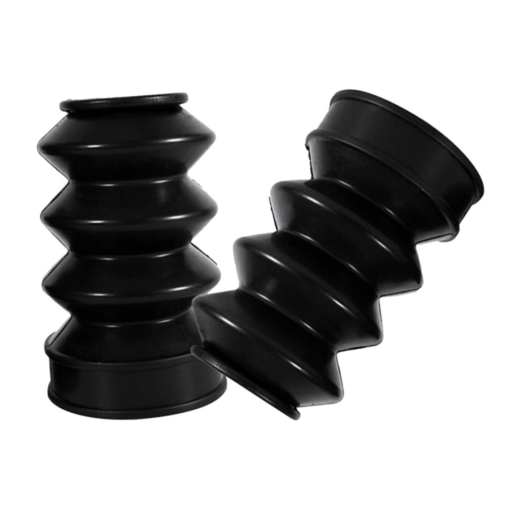 Black Rubber Fork Front Gaiter Boots for XL883 XL1200