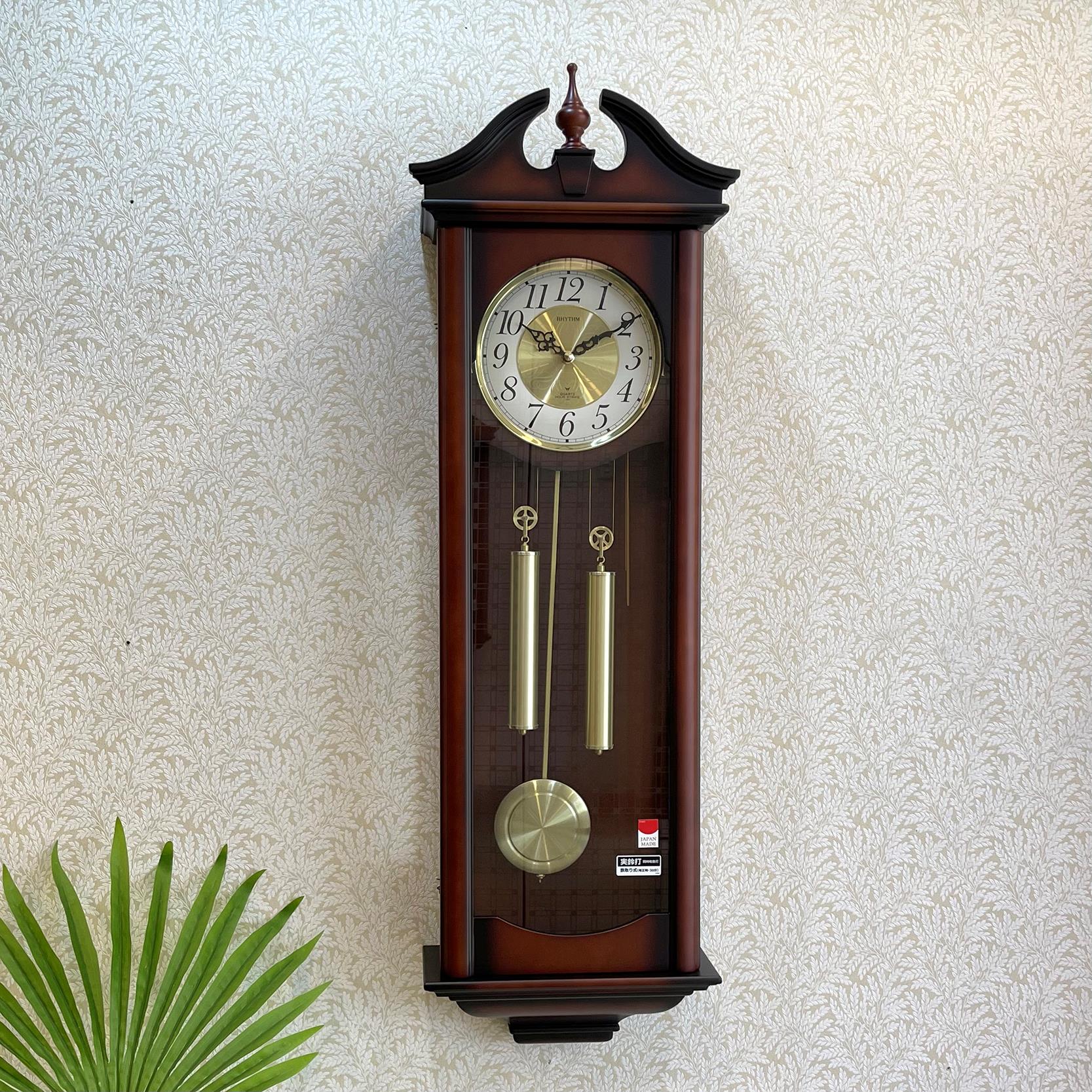 Đồng hồ Rhythm 4MJ742RH06 – KT 29.8 x 99.7 x 14.4cm . Dùng PIN. Made In Japan- Gong.