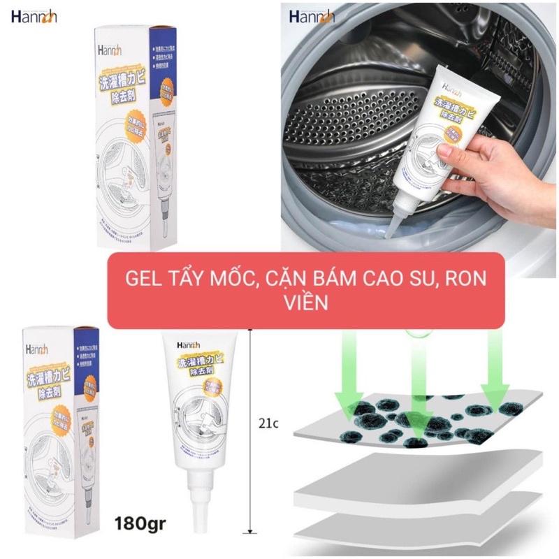 Gel tẩy mốc, mảng bám ron cao su non tủ lạnh, máy giặt siêu sạch