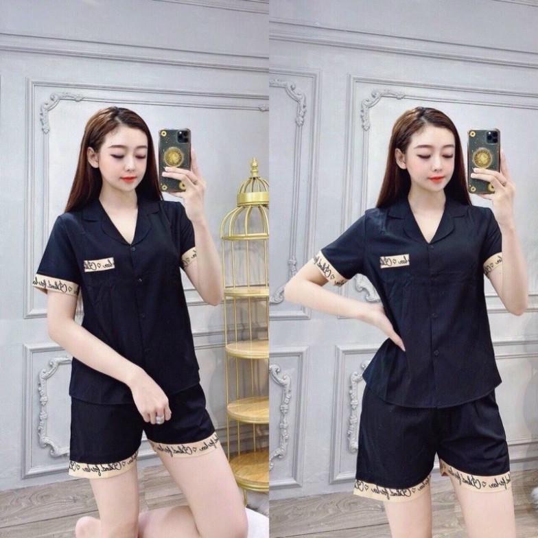 bộ đồ ngủ pizama lụa ( hàng loại 1 ) bao đẹp , thời trang , chất vải thoáng mát