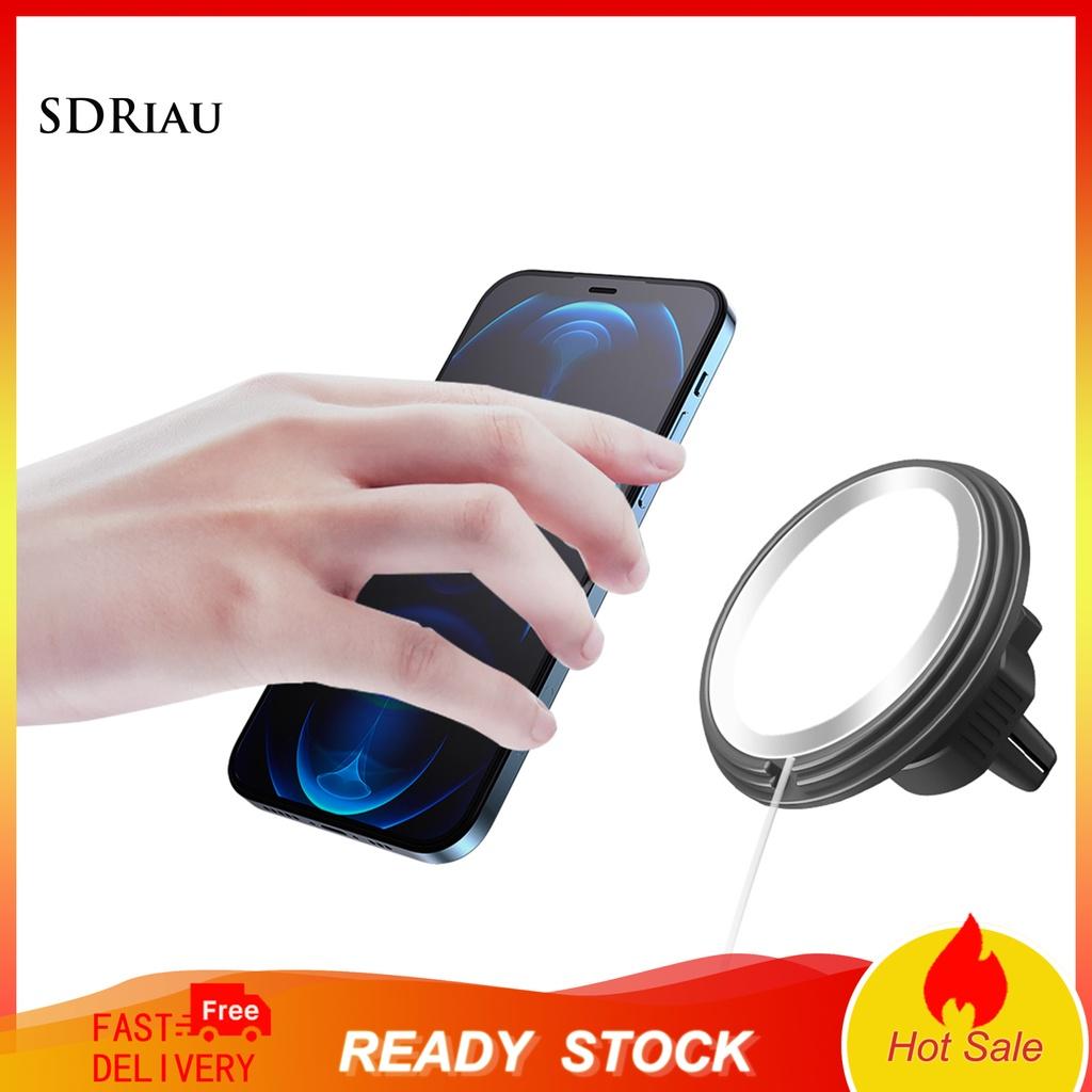 *QCDZ* Car Air Vent Dashboard Mount Phone Holder for iPhone 12 Magsafe Wireless Charger