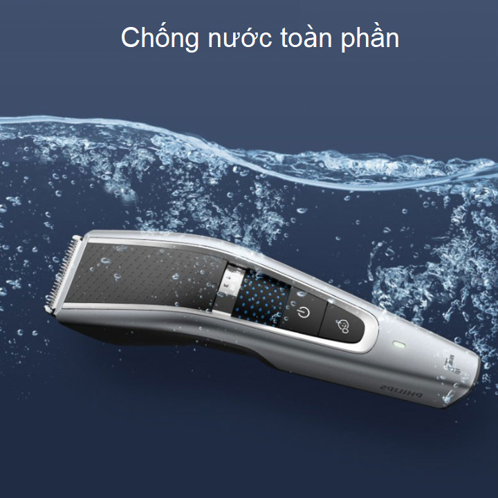 Tông đơ cắt tóc cao cấp Philips HC5690/15 tích hợp 2 lưỡi cắt, đảm bảo cắt nhanh chóng, tiết kiệm thời gian - Hàng Nhập Khẩu
