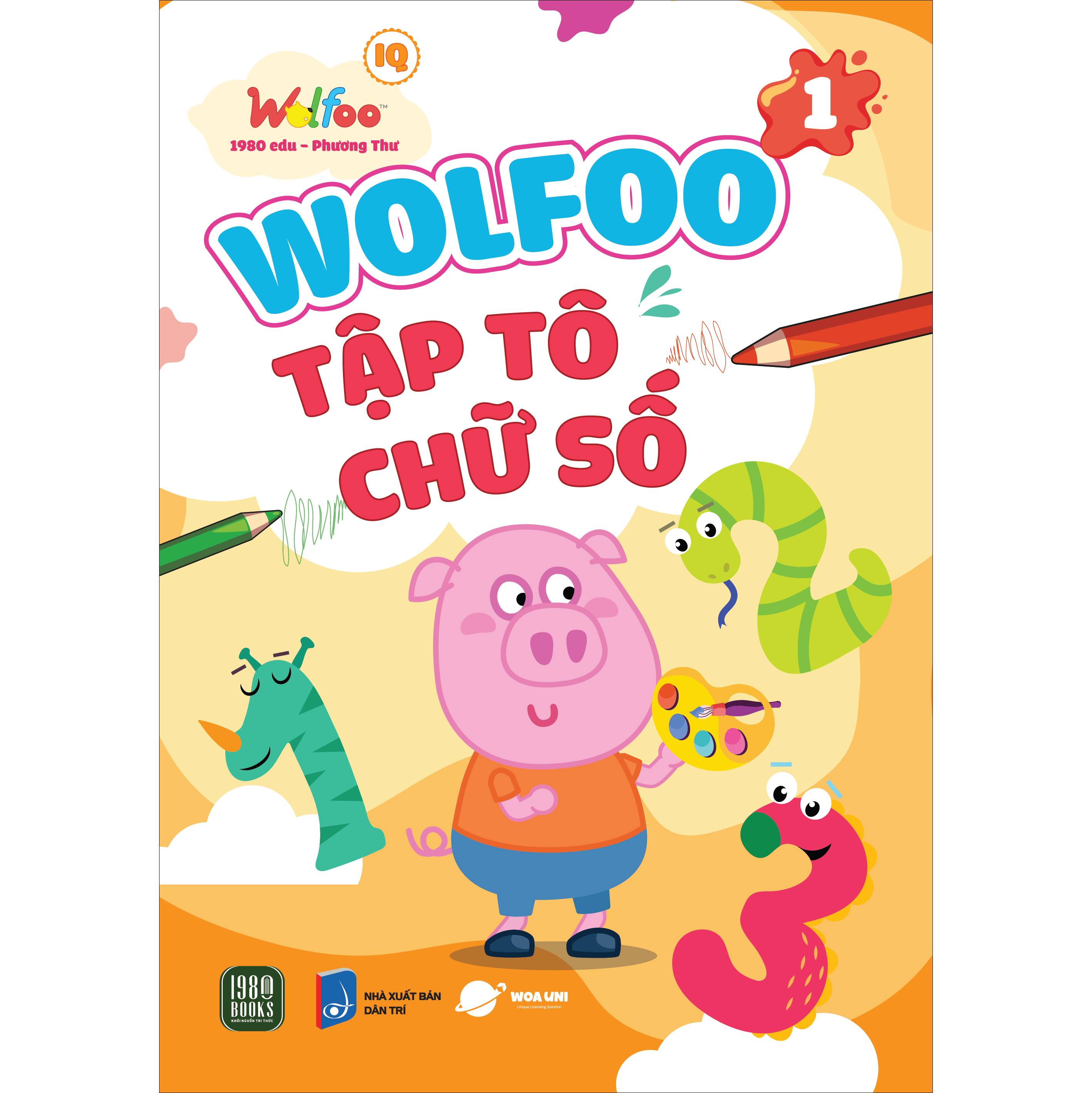 WOLFOO Tập Tô Chữ Số