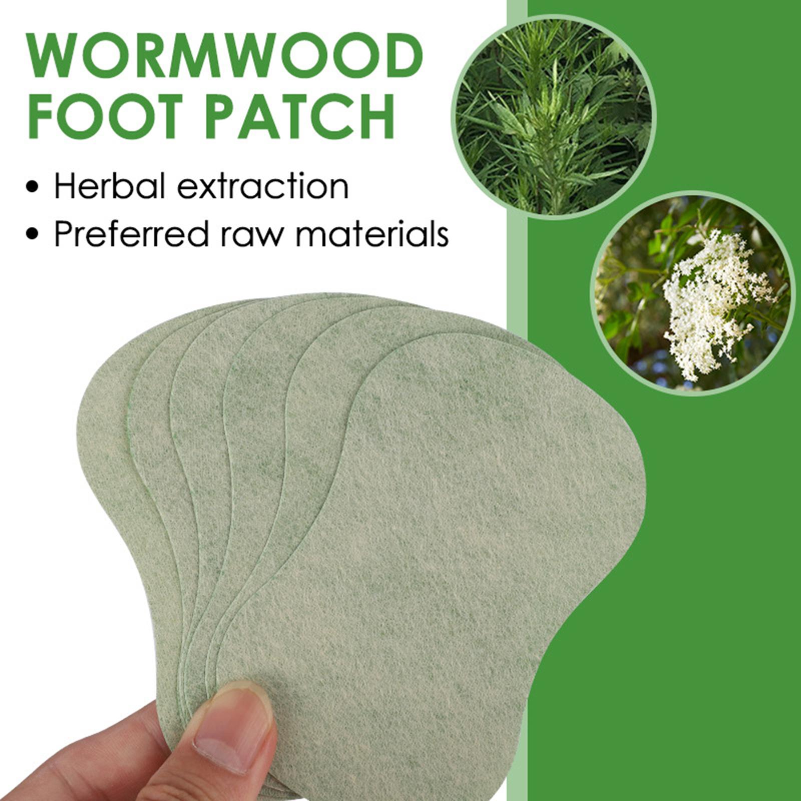 Sumifun 6 Patches Wormwood Foot Patch Moxibustion Stickers Relief Fatigue And Stress Foot Pads