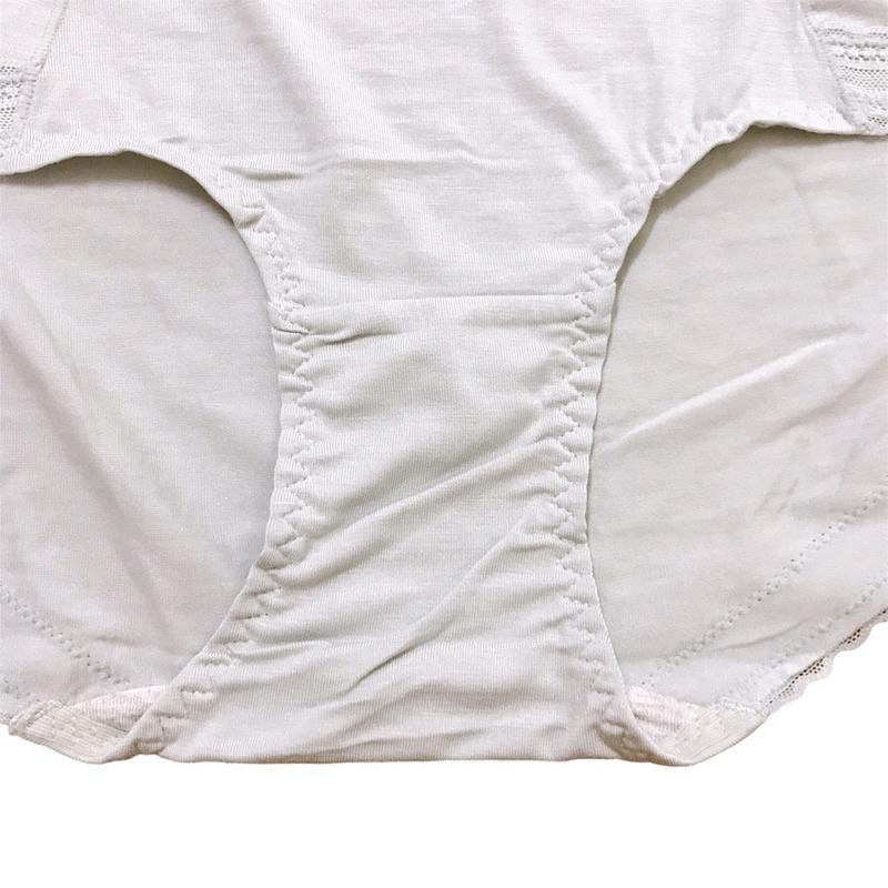 Quần Lót Thun Cotton Big Size Cạp Cao Phối Ren