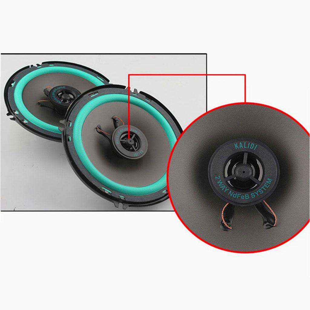 5 Inch 100W Universal Car HiFi Coaxial Speaker Vehicle Door Auto Audio 2x