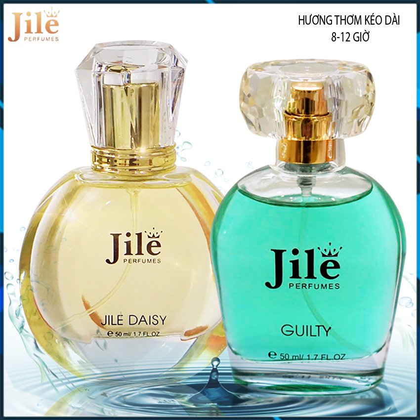 Combo nước hoa nữ Jile daisy,Nước hoa nam Jile Guilty,50ml, cao cấp, chính hãng, thơm lâu