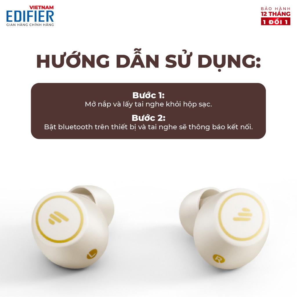 Tai nghe Bluetooth 5.2 EDIFIER TWS1 PRO - Thời gian phát 42h - Chống nước IP65 Hàng chính hãng Bảo hành 12 tháng 1 đổi 1