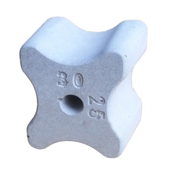 Con Kê Bê Tông 25/30mm Có Lỗ Buộc Dây Thép