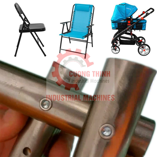 Máy tán đinh cấp phôi tự động cho ghế gấp RMJ12A2 Cường Thịnh