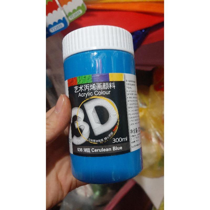 MÀU ACRYLIC 3D LỌ 300ML