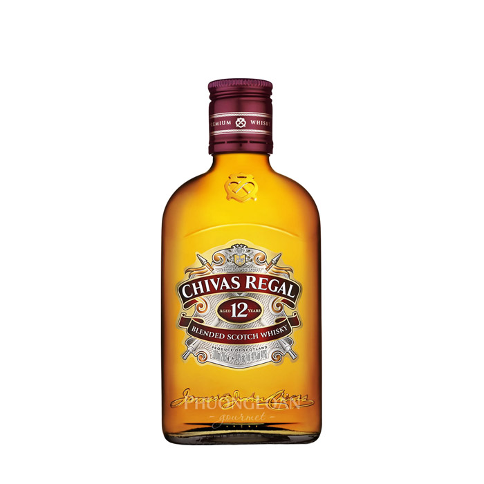 Rượu Whisky Chivas Regal 12 200ml 39.7% - 40.3% - Không Kèm Hộp