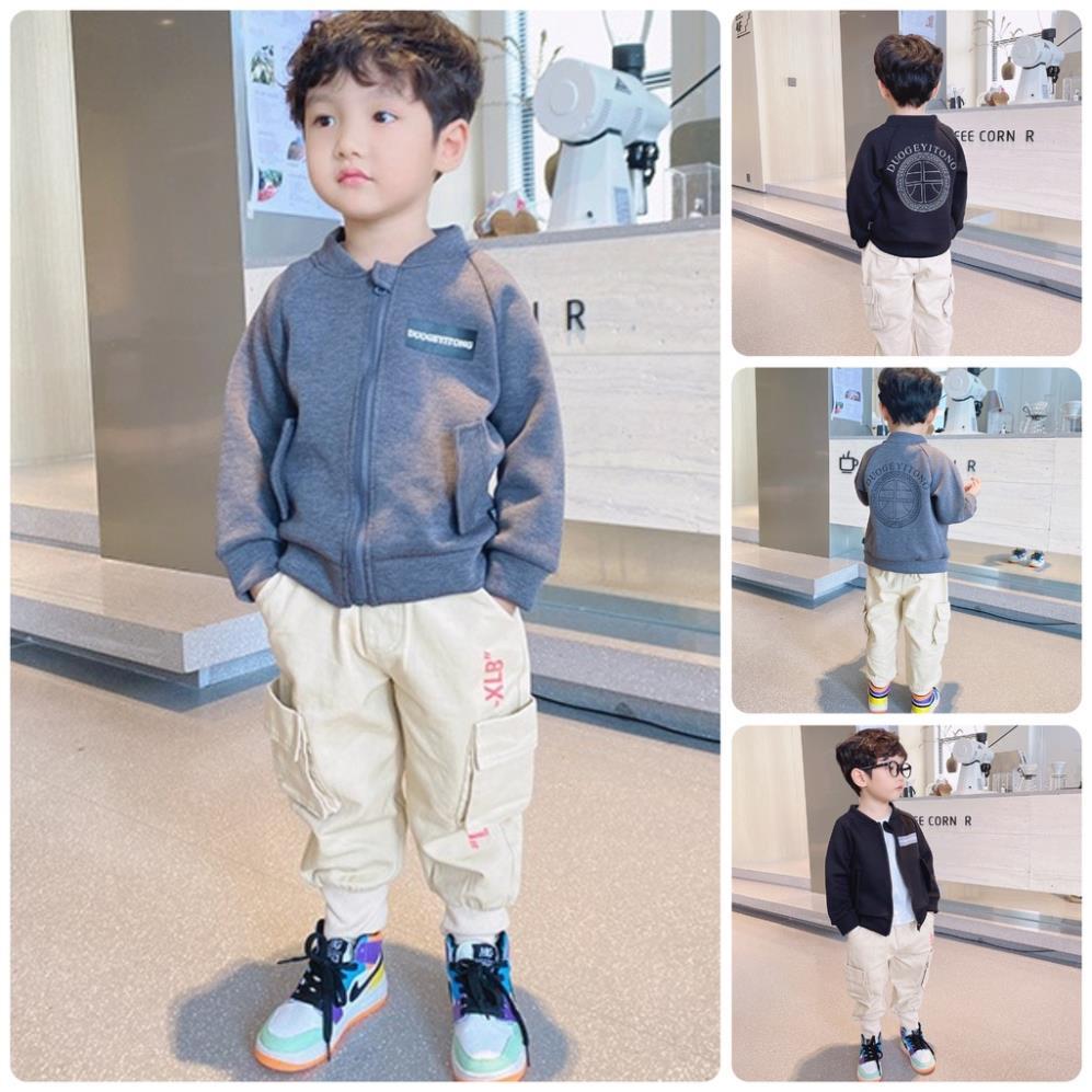 IAK50 Size90-130 (9-27kg) Áo khoác bóng chày cá bé trai  Hàng Quảng Châu Thời trang trẻ em