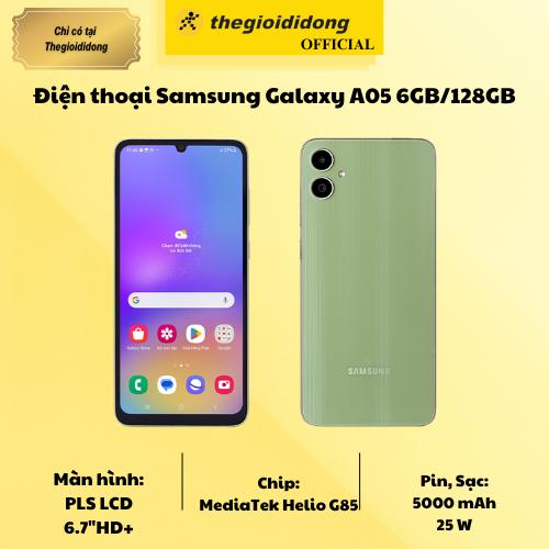 Điện thoại Samsung Galaxy A05 6GB/128GB - Hàng Chính Hãng