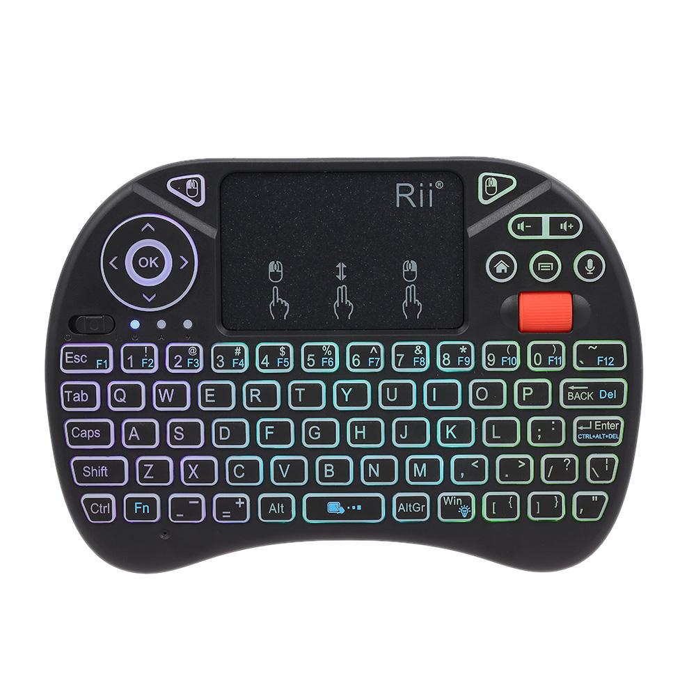 Bàn Phím Không Dây Rii X8 Plus 2.4ghz Tích Hợp Chuột Cảm Ứng Cho Android Tv Box Smart Tv Pc