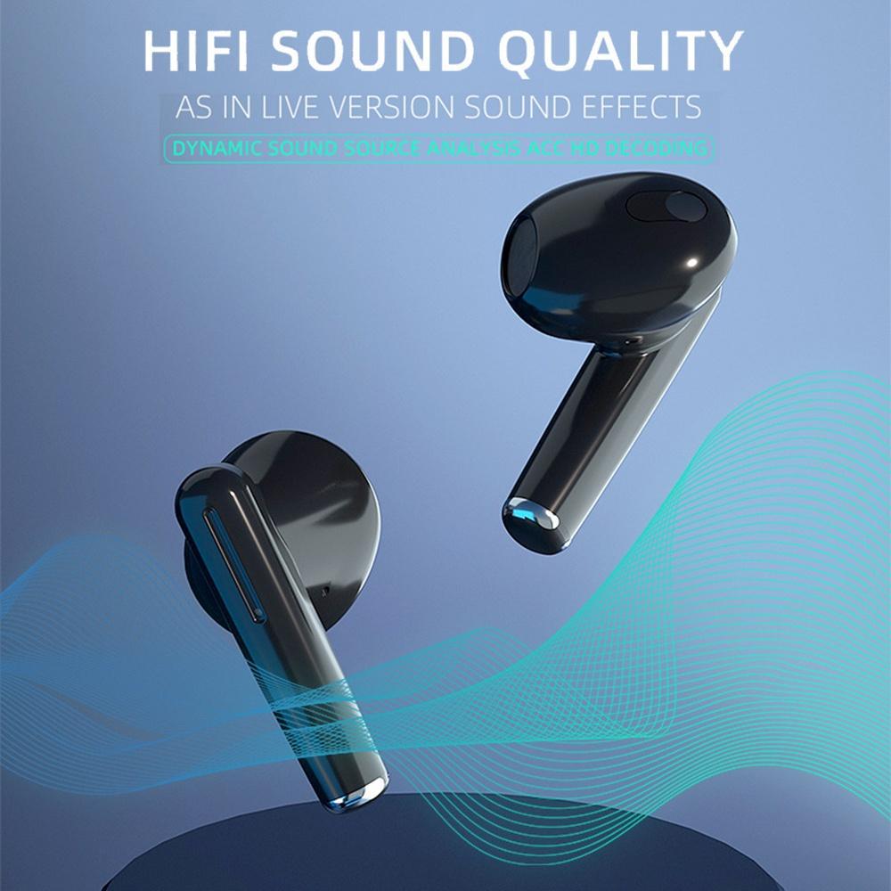 Tai Nghe Nhét Trong Suốt TWS bluetooth 5.0 Và Phụ Kiện