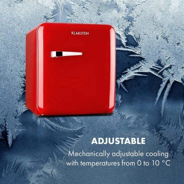Tủ Lạnh KLARSTEIN AUDREY MINI RETRO, Dung Tích 48L, Tiện Bảo Quản Thực Phẩm, Mỹ Phẩm, Đồ Uống, Nhập Đức, BH 12 Tháng