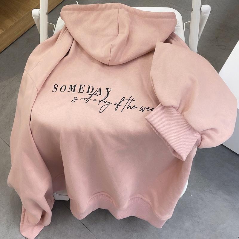 Áo khoác someday màu hồng ảnh thật unisex