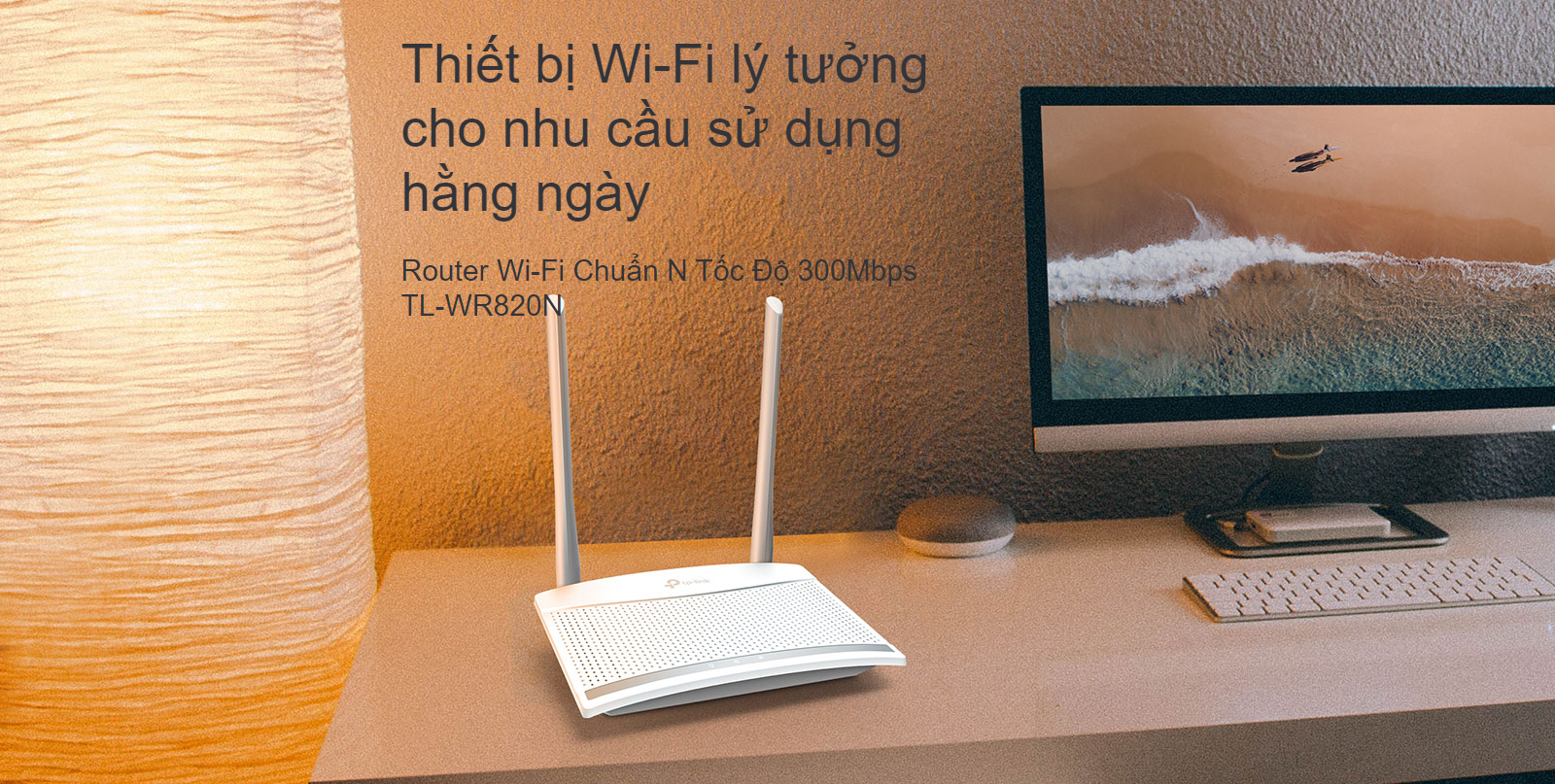 BỘ PHÁT WIFI TP-LINK TL-WR820N WIRELESS N300MBPS-hàng chính hãng