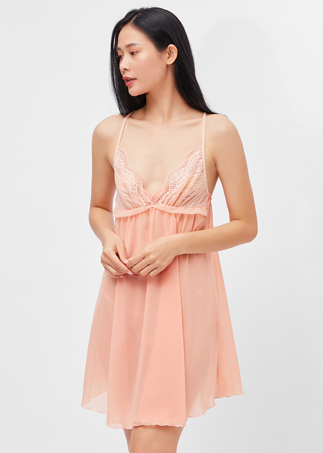 Đầm ngủ thời trang BARE G4030077-CC màu cam
