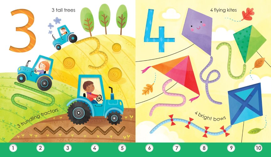 Sách tương tác thiếu nhi tiếng Anh: Fingertrail 123