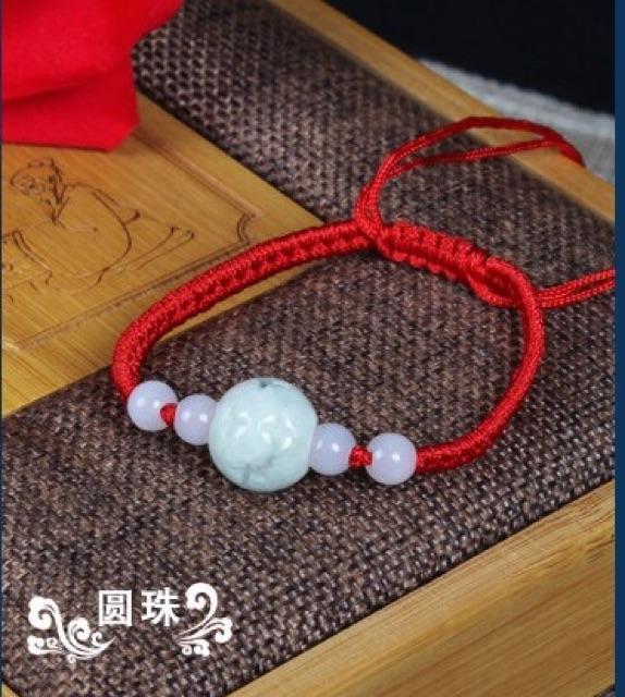 Vòng tay hạt châu tròn vạn sự hanh thông đã khai quang