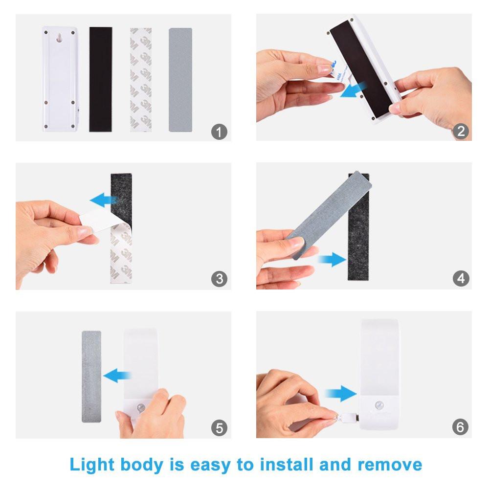 Đèn led/ đèn ngủ ban đêm cảm ứng bằng cơ thể người