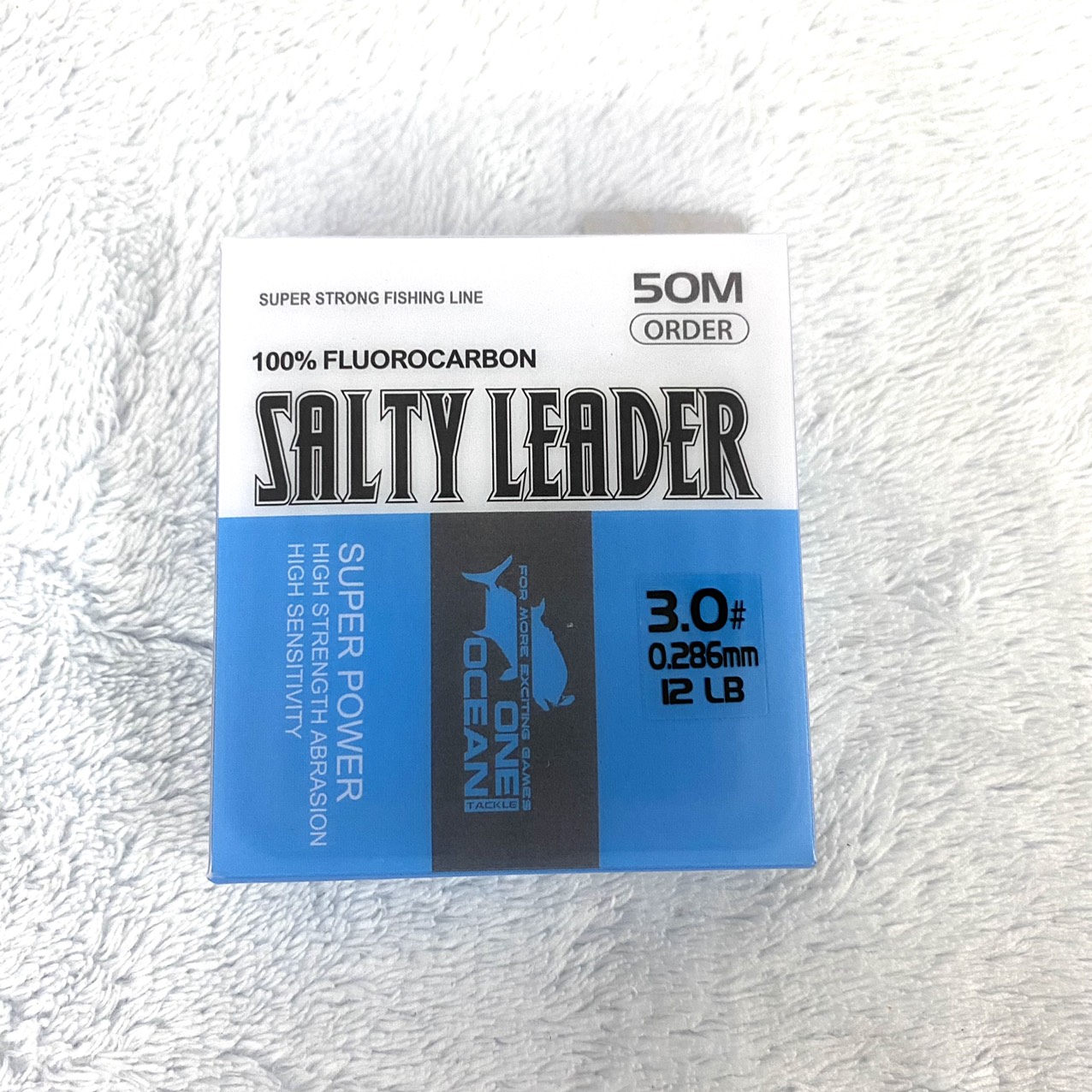 Dây Câu Cá Salty Leader One Ocean 100% Fluoro Carbon Cuộn 50m