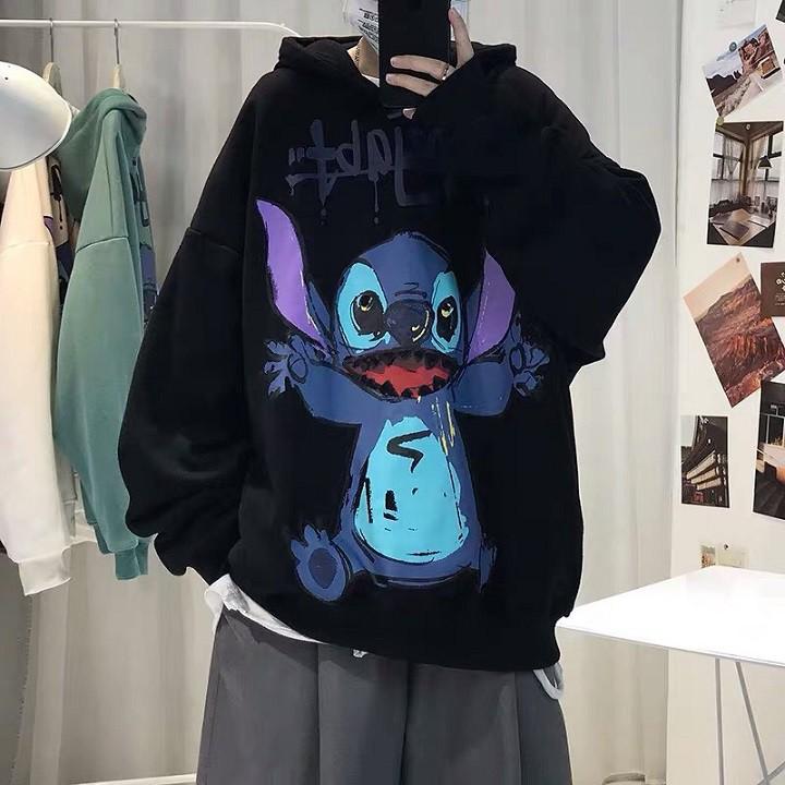 Áo Hoodie NỈ Bông In ICON RỒNG XANH - FORM UNISEX Nam Nữ ulzzang Kun