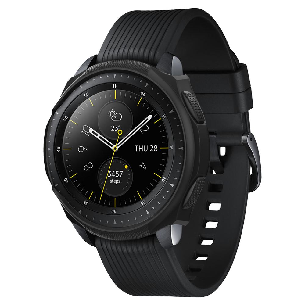 Ốp bảo vệ Spigen Liquid Air màu đen cho Galaxy Watch 4 | Watch 4 Classic - Hàng nhập khẩu