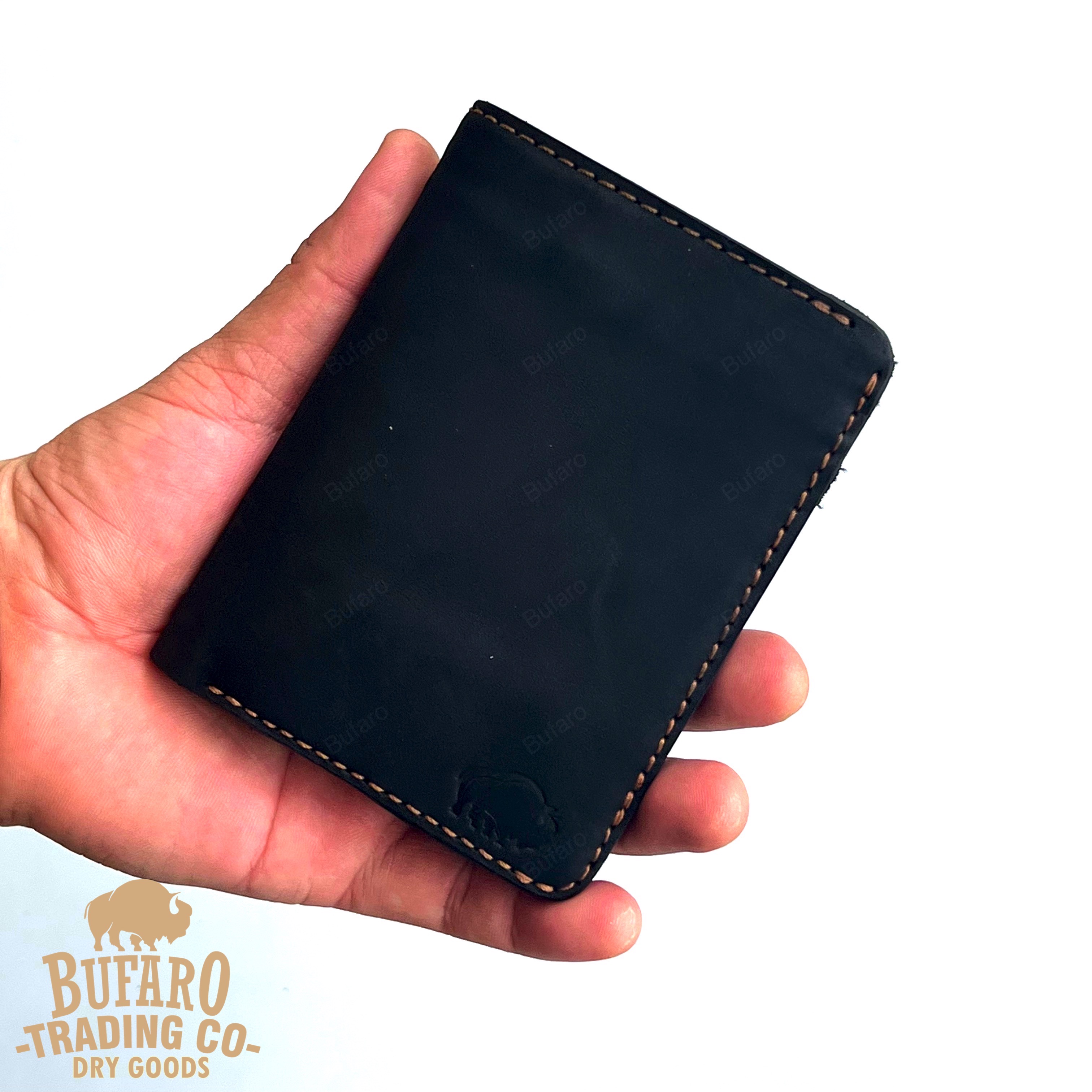 Ví nam da bò sáp handmade - Bifold Wallet Leather | VXL01