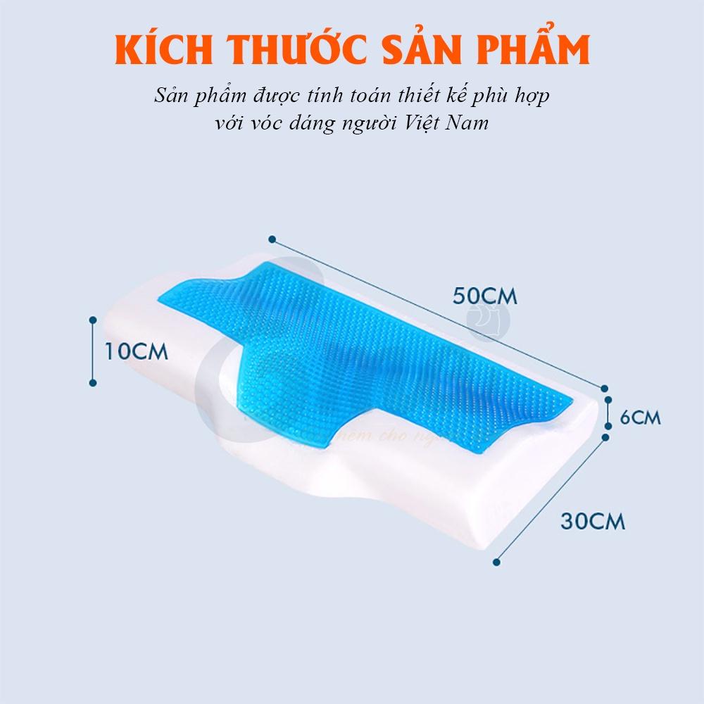 Gối cao su thiên nhiên, Gối Chống Ngáy Ngủ, Chống Đau Vai Gáy Cột Sống Cổ Gối êm ái