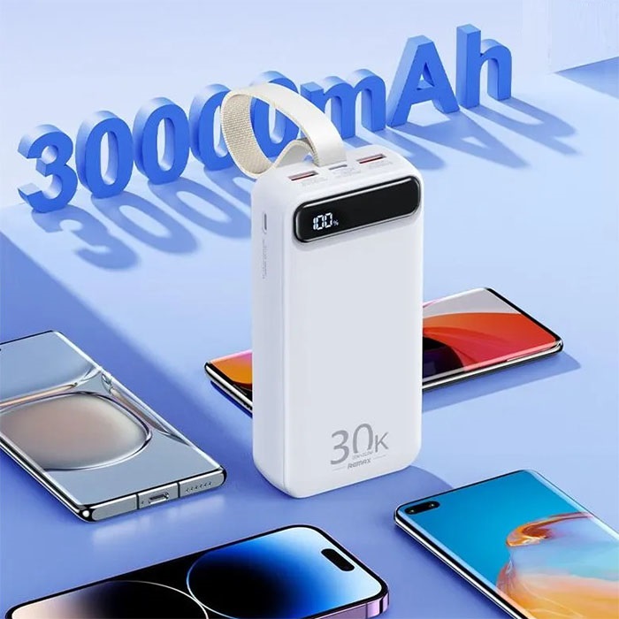 Pin Sạc Dự Phòng Sothing Remax RPP 522 30000mAh 2 Cổng USB, 1 Cổng Type-c Sạc Nhanh PD QC3.0 max 22.5W- Hàng Chính Hãng