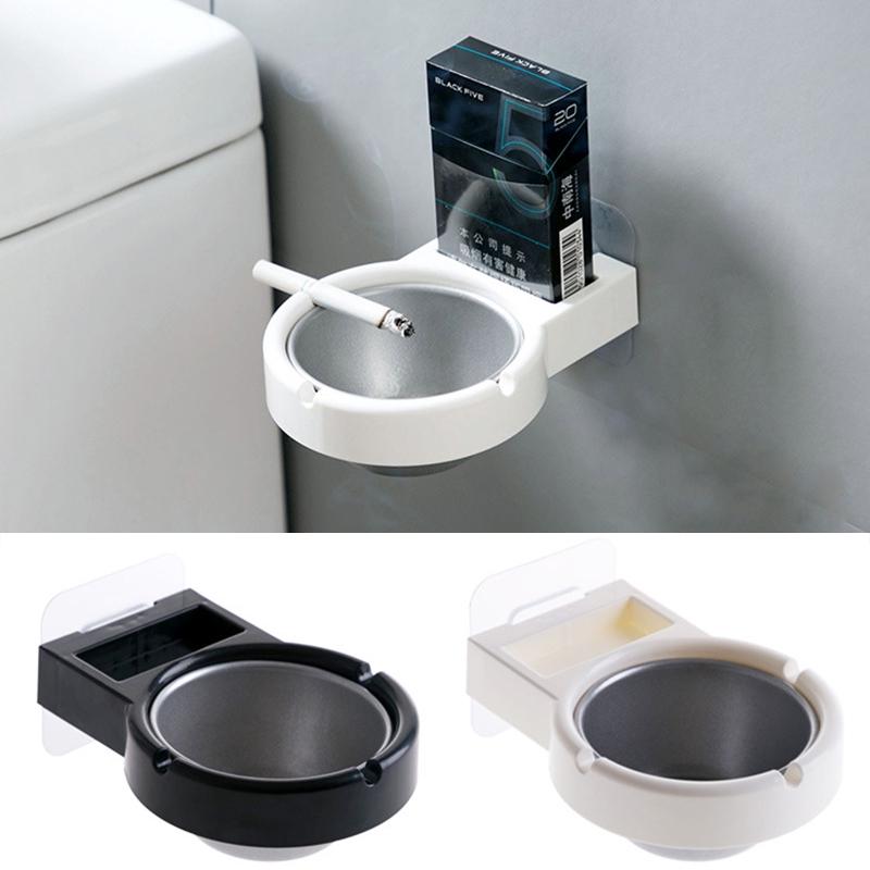 Multifunctional Wall Mounted Stainless Steel Bathroom Storage Rack Ashtray Bathroom Accessories