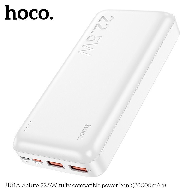 Pin Sạc Dự Phòng Hoco Sạc Nhanh J101A PD20W QC3.0 20000Mah 22.5W Hàng Nhập Khẩu