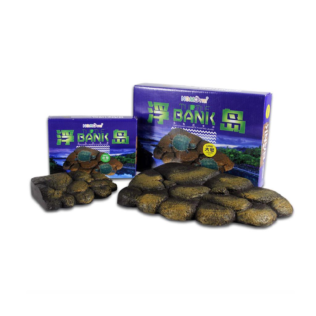 Bể Cá Trang Trí Bể Cá, Không Độc Hại Nhân Tạo Nhựa Đảo Đá cho Rùa Tôm, cho Cá Cảnh Quan Thiên Nhiên Đồ Trang Trí