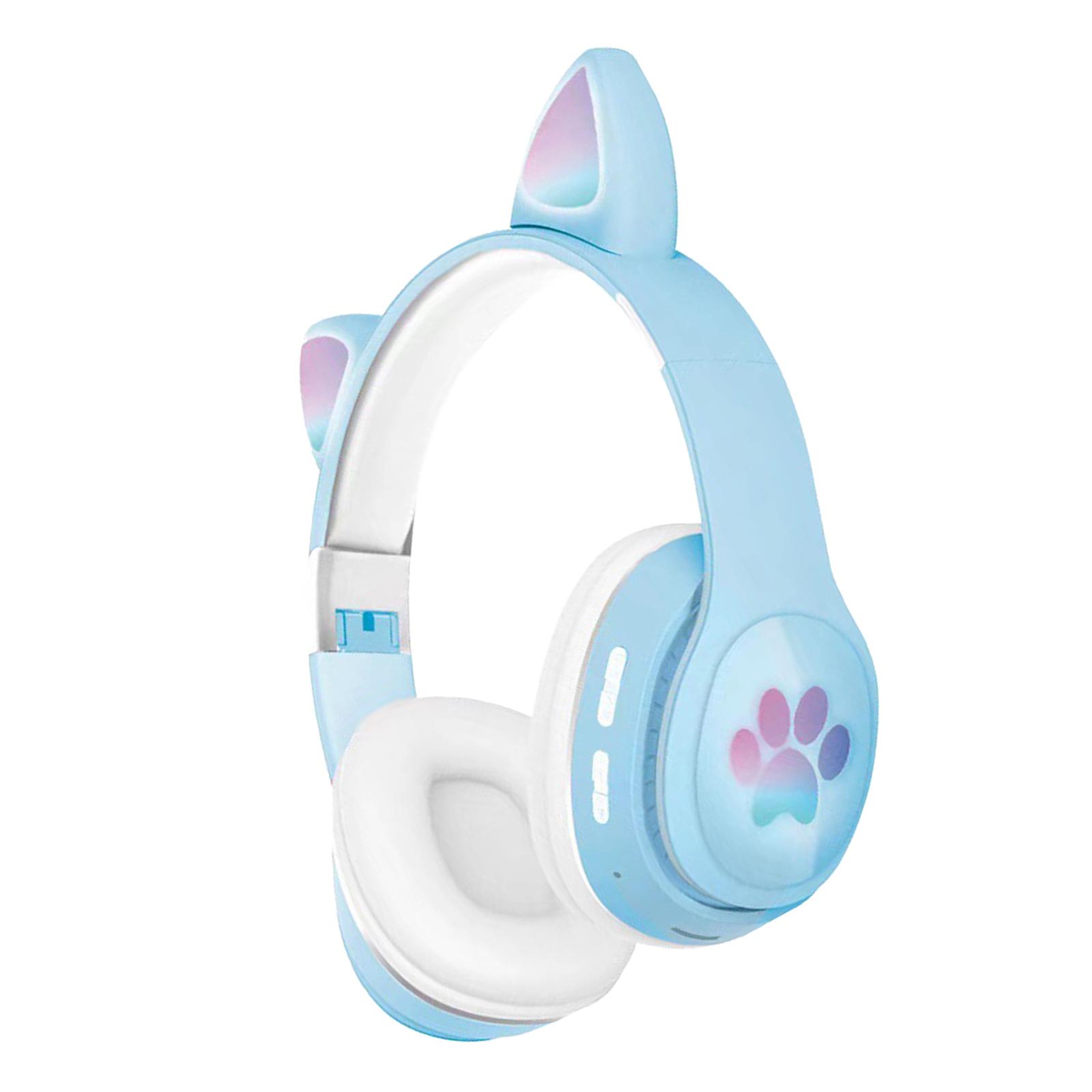 Over-Ear Headphones Foldable Soft Earmuffs High Sensitivity Sports