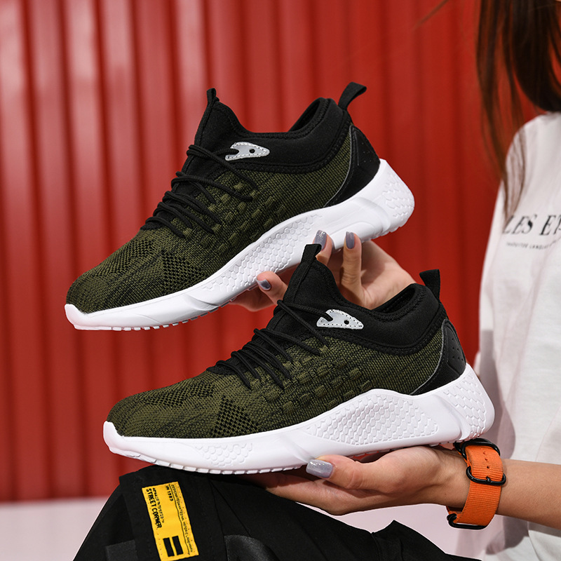 Giày Sneaker, giày thể thao big size cỡ lớn cho nam cao to làm bằng chất liệu co giãn thoáng khí - SK069