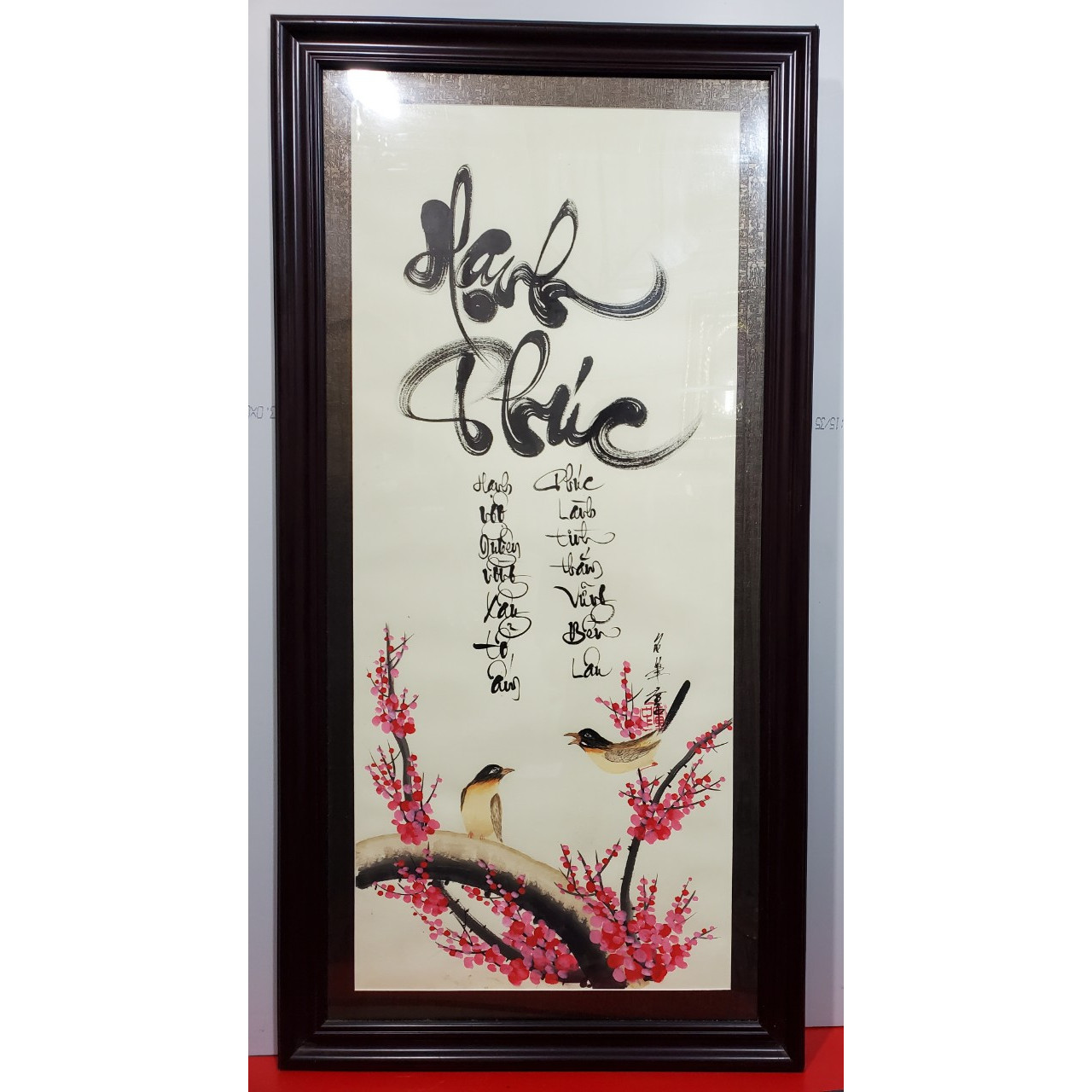 TRANH VIẾT THƯ PHÁP CHỮ - TRI KỶ - VUI SỐNG- TÌNH NGƯỜI-HẠNH PHÚC