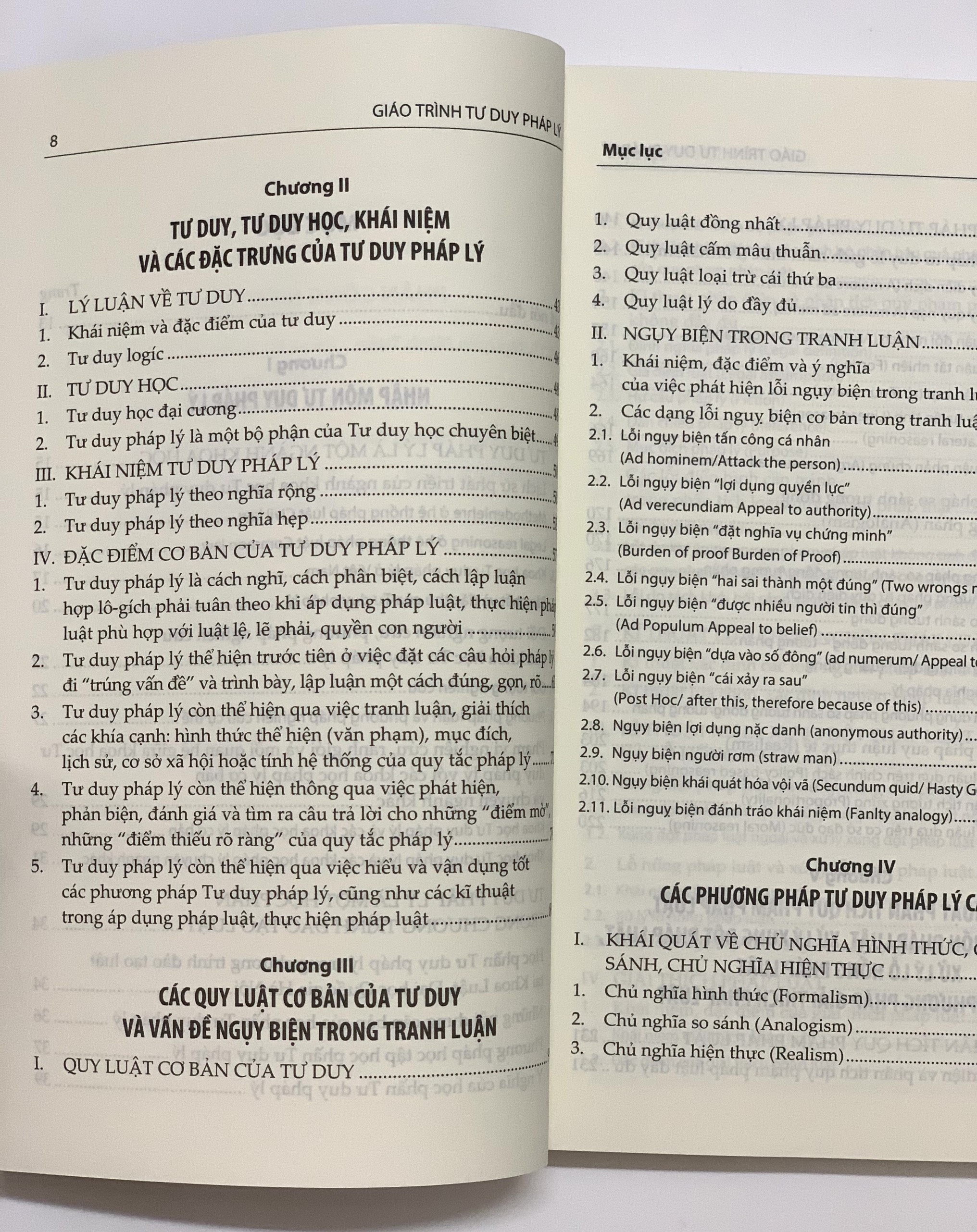 Sách - Giáo trình tư duy pháp lý