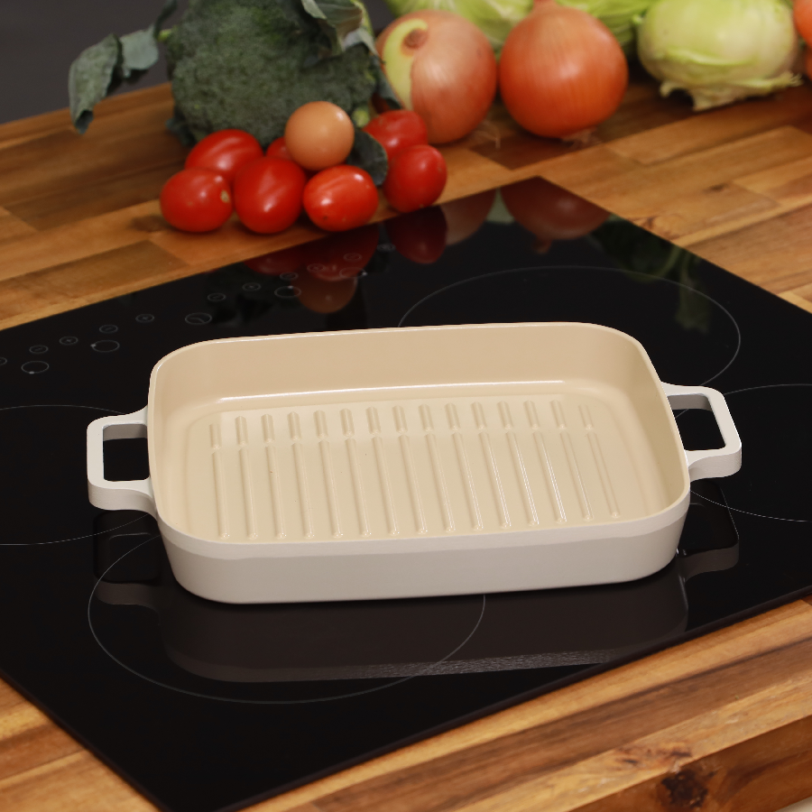 Bộ 3 nồi, 01 chảo nướng 28cm Neoflam Fika Hàn Quốc. Sản phẩm nhập khẩu chính hãng, hàng có sẵn, giao ngay