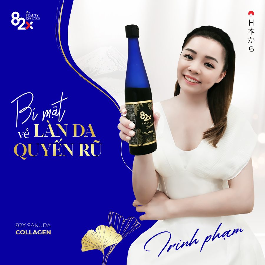 Nước uống Collagen Mashiro 82x Sakura Premium New 120.000mg 500ml