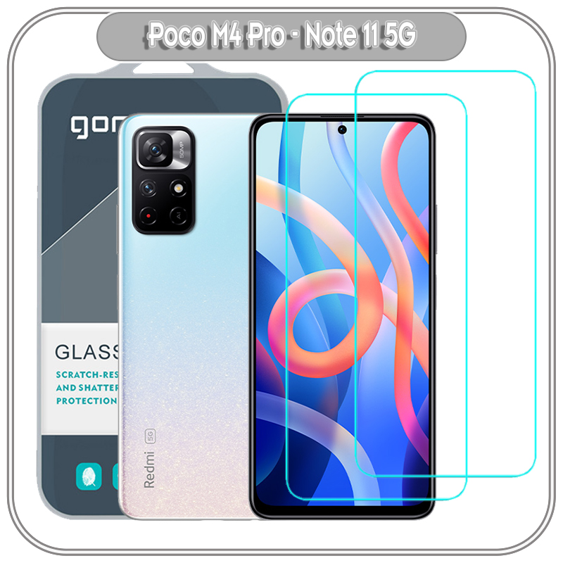 Bộ 2 miếng kính cường lực Gor cho Xiaomi Poco M4 Pro 5G - hàng nhập khẩu