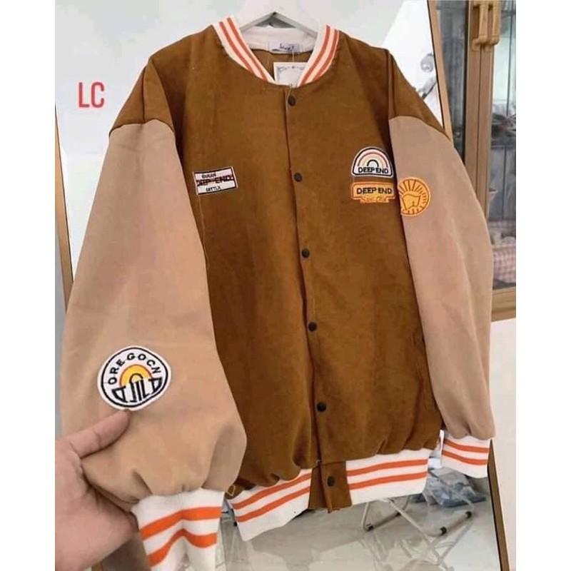 Áo bomber nhung mịn siêu cấp HANA129